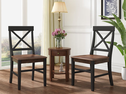 Plethora - Dining Chair With X Shaped Back (Set of 2)