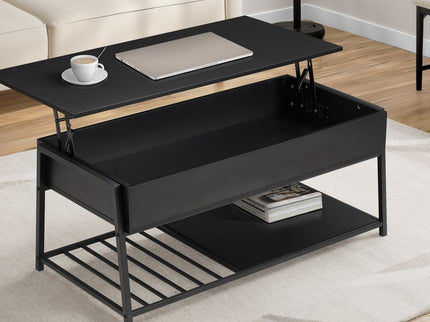 Contemporary Coffee Table, Lift Top, Rectangular