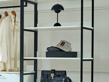 Fiona - Freestanding, Walk-In Closet System - White - Wood