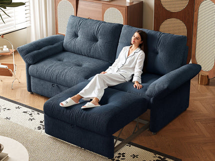 Sofa Bed, 2 In 1 Design For Living Rooms