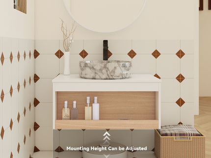 Floating Bathroom Vanity With Vessel Sink