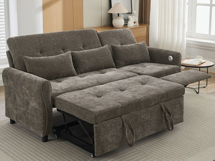 3 Seater Sofa Bed And Reversible Recliner