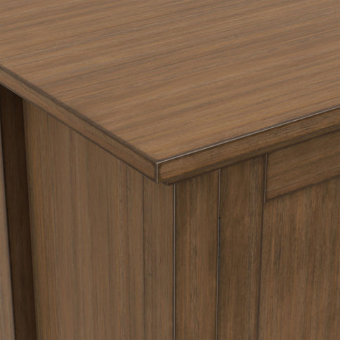 Redmond - TV Media Stand - Rustic Natural Aged Brown
