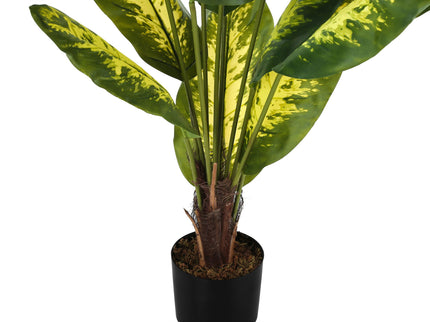 47" Tall, Artificial Plant, Evergreen Tree, Indoor, Faux, Fake, Floor, Greenery, Potted, Real Touch, Decorative - Green / Black