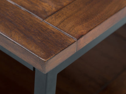 Skyler - Coffee Table - Dark Cognac Brown