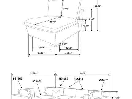 Ridgemont - Sectional Sofa