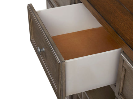 Rustic 2 Tone Sever With Powerpack - Gray