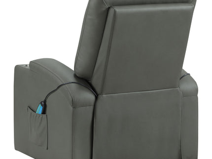 Macklin - Power Lift Massage Recliner With Heat And Dual Cupholders
