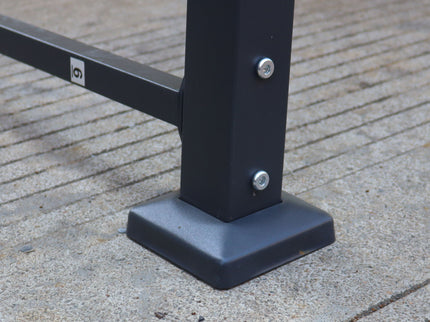 Metal Carport 12 X 20 Ft Heavy Duty With Galvanized Steel Roof Metal Garage Canopy With Galvanized Steel Roof & Frame Car Tent Outdoor Storage Shed For Car Boats And Truck - Alabaster / Dark Gray