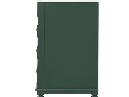 Bathroom Vanity With Sink, Compact Cabinet & 2 Drawers And Adjustable Shelf