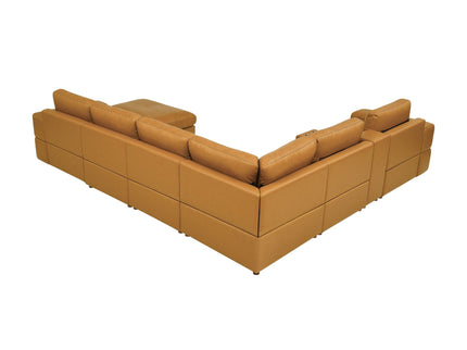 Modular Sectional With Large Square Arms, Custom Configuration