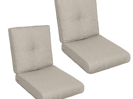 High Back Patio Chair Cushions For Garden (Set of 2)