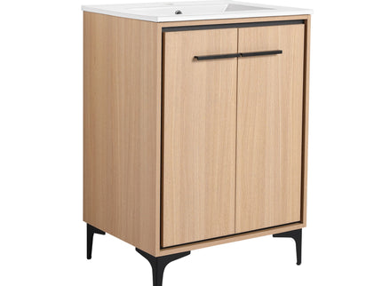 Modern Bathroom Vanity Base With Basin And Storage Cabinet