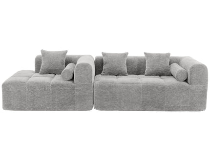 Sectional Free Combined Sofa With 2 Side Pockets
