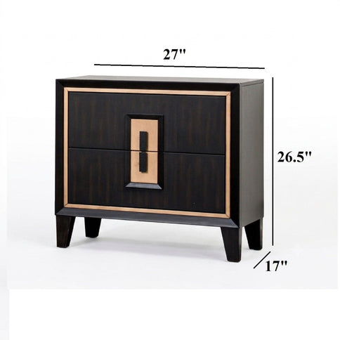 Bedside Nightstand - Espresso
