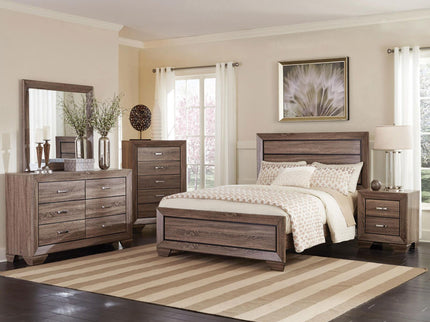 Oatfield - Queen Panel Bed - Brown