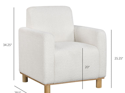 Mason - Arm Chair - White