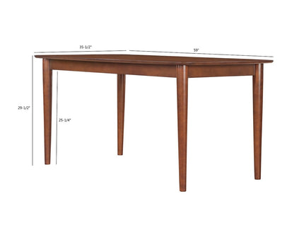 Bryson - Rectangular Leg Dining Table - Walnut