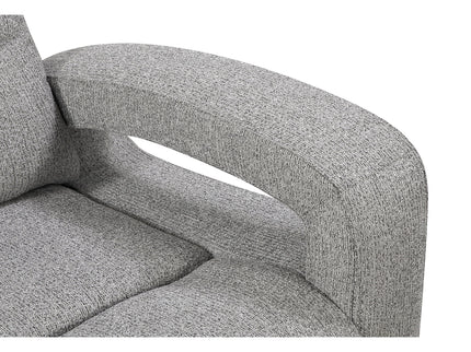 Isolde - Power Reclining Loveseat With LED Lighting - Gray