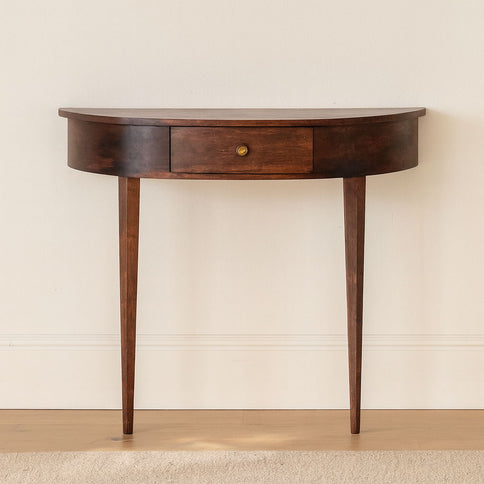 Backless Mounted Console - Brown