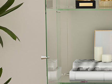 Premium 5 Tier Glass Display Case With 5 Dynamic LED Modes