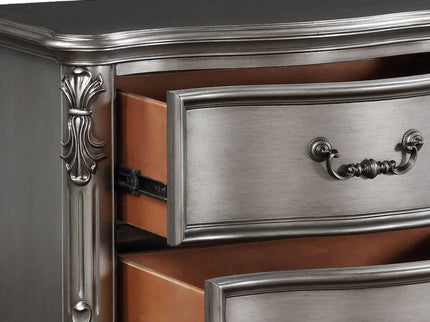 Ariadne - Nightstand - Antique Silver