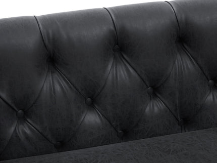 Chesterfield Sofa With Flared Arms For Living Room