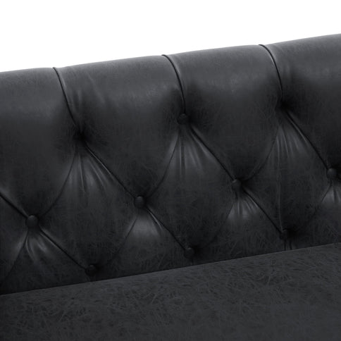 Chesterfield Sofa With Flared Arms For Living Room