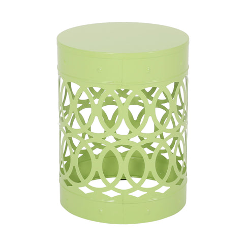 Outdoor Metal S/2 End Table