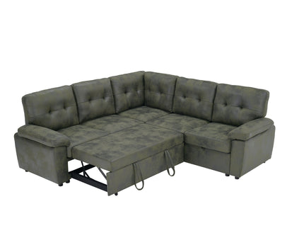 Convertible Sectional Sofa Bed & Pull Out Sleeper And Storage