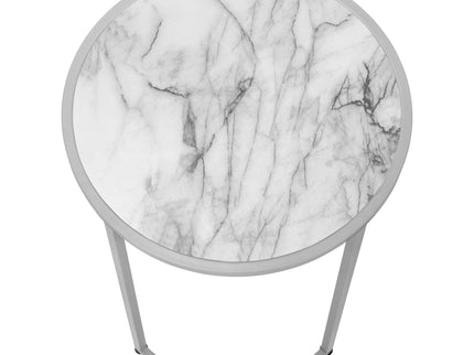 Round Accent Side Table, Contemporary & Modern