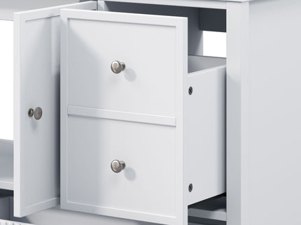Bathroom Vanity With Separate Sink, Soft Close Doors And 4 Drawers