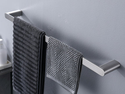 4 Pieces Bathroom Hardware Set Single Towel Bar, Towel Holder, Toilet Paper Holder