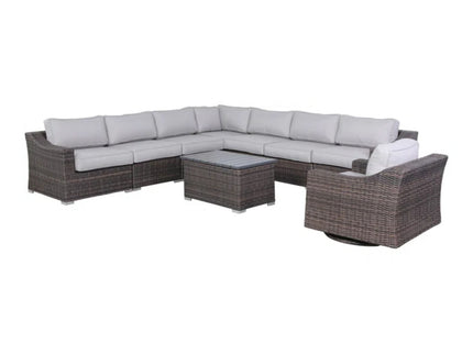 Stylish Sofa Seating Group With Cushions Perfect For Outdoor Gatherings