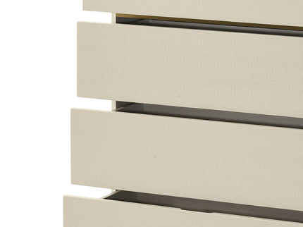 Stanley - 5 Drawer Chest With Crocodile Texture - Gray