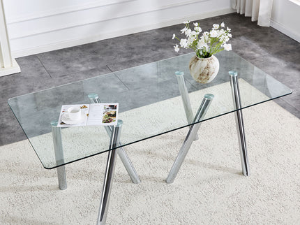 Dining Table With Transparent Surface