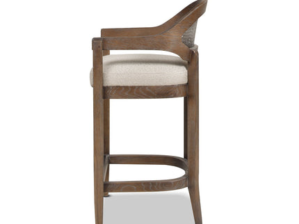 Americana - Mid-Century Modern Cane Back Counter Stool