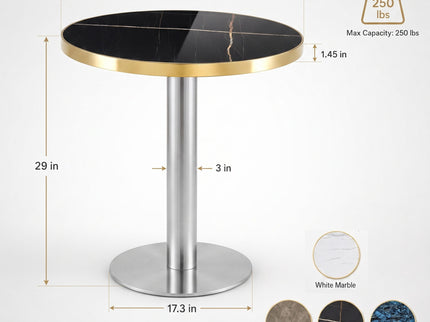 Elegant Modern Round Bistro Table