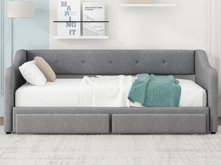 Upholstered Daybed With 2 Drawers