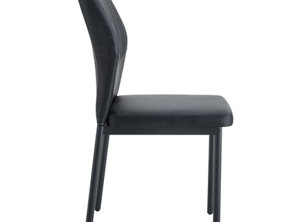 Ergonomic Simple Chair With Metal Leg