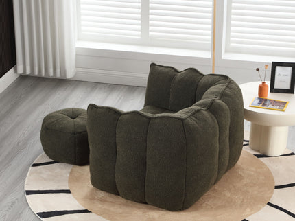 Soft Bean Bag Chair With High Resilient Foam