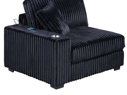 Contemporary Style Modular Sectional Sofa Set With USB, Cup Holder