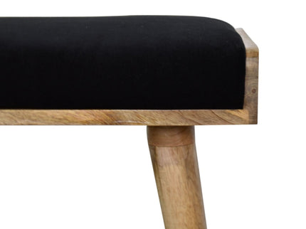 Tray Style Footstool - Black