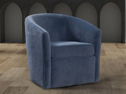 Oaklynn - Barrel Style Swivel Accent Chair
