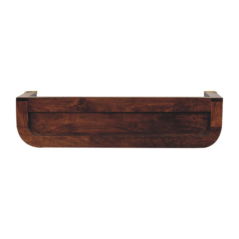 Indira - Floating Console Table - Walnut