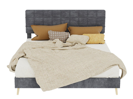 Yungan Lingge Minimalist Soft Pack Headboard Bed