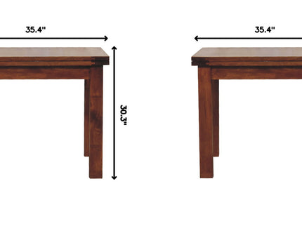 Butterfly Dining Table - Chestnut