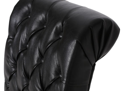 Broxton - Tuft Dining Rolltop Chairs With Button Tufted Backrest (Set of 2)