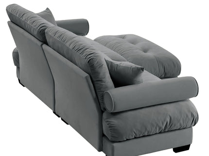 Super Comfort Oversized Modular Sectional Sofa With Movable Ottoman