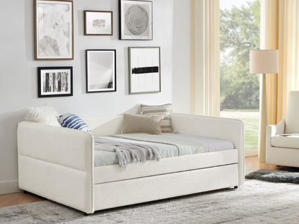 Upholstered Daybed With Pop Up Trundle